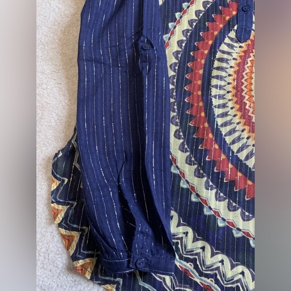 NWT Desigual Larson Top Boho Embroidered Women Euro Small Cotton Blend - Picture 6 of 11